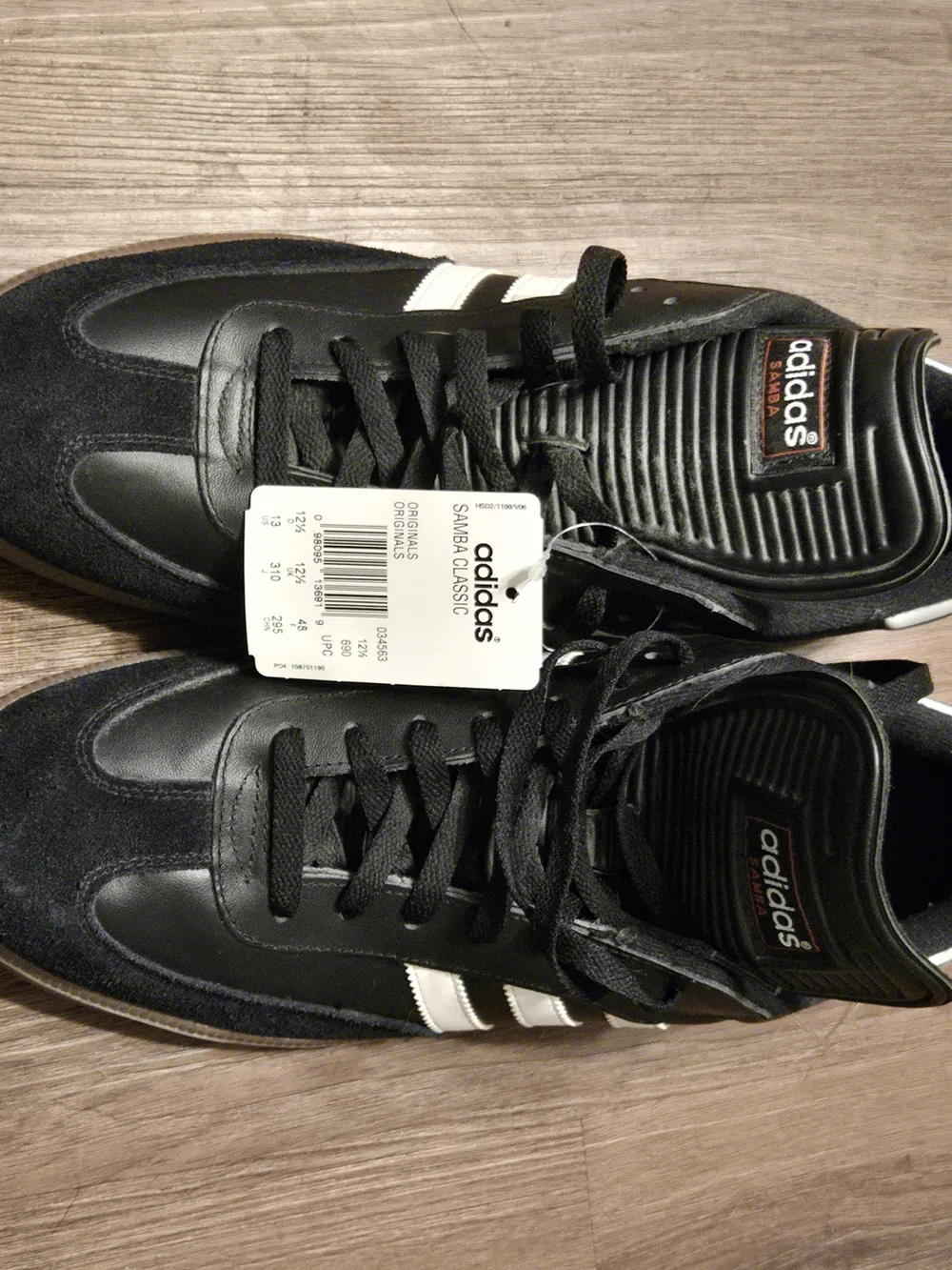 adidas Men's Samba Classic Sneakers - Black/White